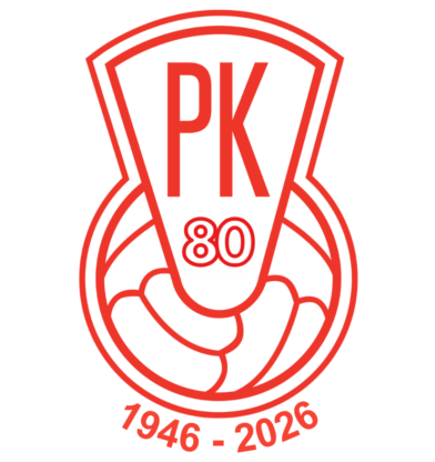 Mikkelin Pallo-Kissat – 80-vuotisjuhlavuoden 1946–2026 logo